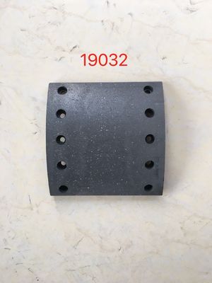 OE NO. WVA19032 Неасбестовые тормозные колодки для европейских грузовиков BPW180 204*180*10.7/17.8