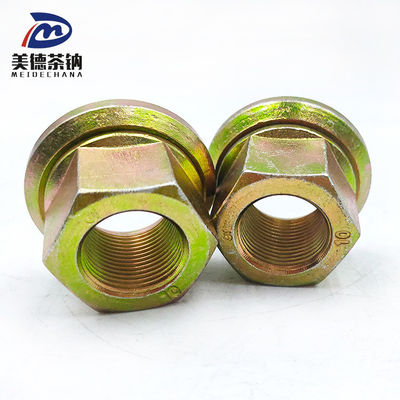 Стальное заднее колесо шестоугольное фланцевое сварка самозамыкающийся гайка с оцинкованным покрытием