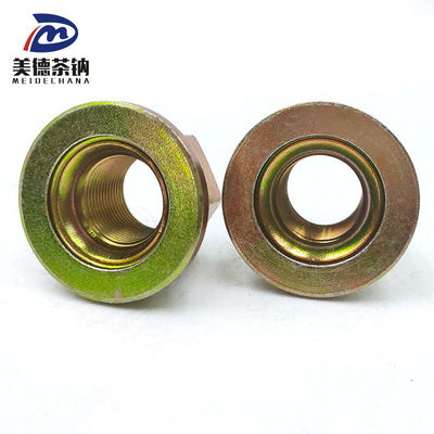 Стальное заднее колесо шестоугольное фланцевое сварка самозамыкающийся гайка с оцинкованным покрытием