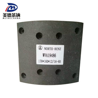 MP/31/1 Серые керамические тормозные подкладки для тормозной системы тяжелых грузовиков OEM 19486 19487