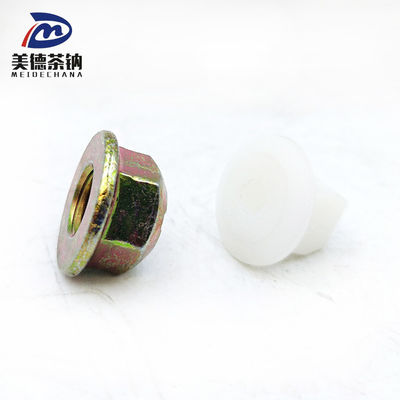 Цвет цинково-углеродистая сталь шестоугольный фланцевый замок гайка CQ32606 Стандартный размер для дизельного грузовика