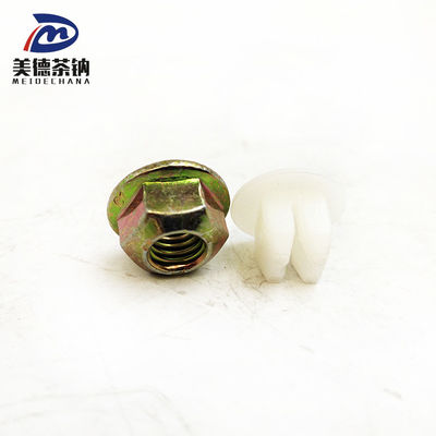 Цвет цинково-углеродистая сталь шестоугольный фланцевый замок гайка CQ32606 Стандартный размер для дизельного грузовика